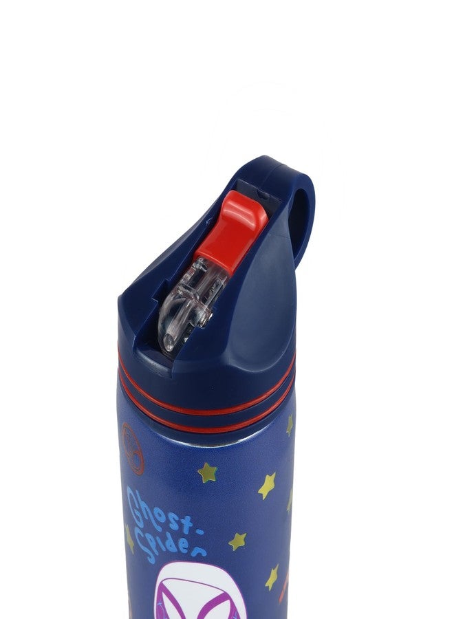 Comiclyfe Marvel Avengers Superhero Spiderman Stainless Steel SIngle Wall Sipper Water Bottle For Unisex Kids School And Travelling | 500 Ml | BLUE | AZ2060 (Spidy Ghost) - Image 3
